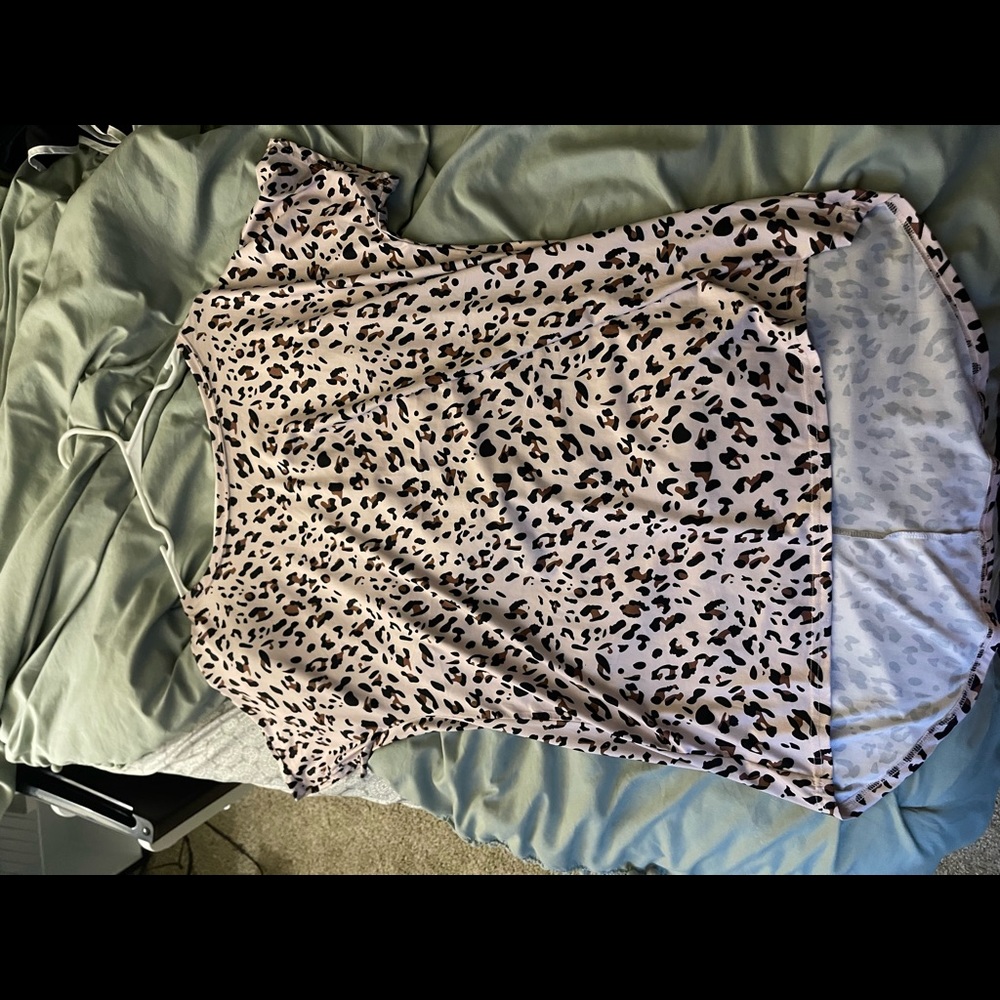 Womens Cheetah Print mini dress